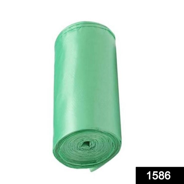 Bio-degradable Eco Friendly Garbage / Trash Bags Rolls (24" x 32") (Green) - Image 2