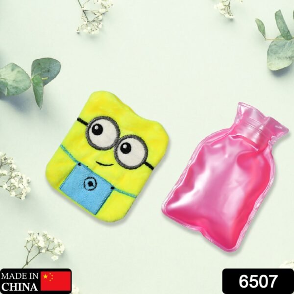 2Eye Minions small Hot Water Bag with Cover for Pain Relief, Neck, Shoulder Pain and Hand, Feet Warmer, Menstrual Cramps. - Image 2