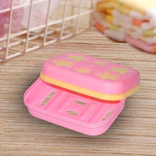 Star Shaped Self Design Soap Case Holder for Bathroom - Image 5