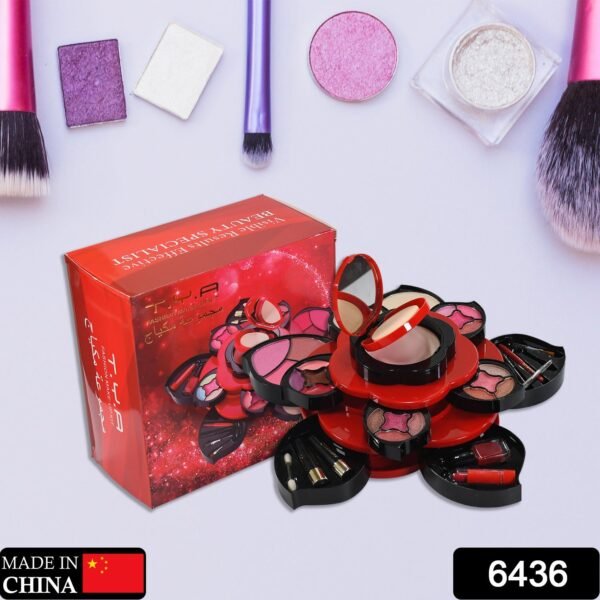 All in One Makeup Kit for Teens Flower Palette for Girls 3 Tier Cosplay - Image 2