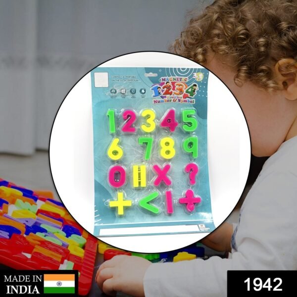 AT42 Magnetic Number Symbol Baby Toy and game for kids and babies for playing and enjoying purposes. - Image 2