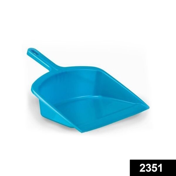 Durable Lightweight Multi Surface Plastic Dustpan with Handle - Image 2