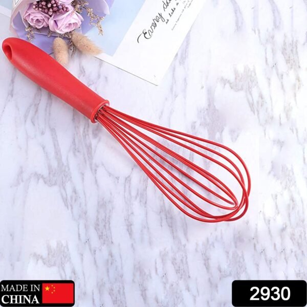 Manual Whisk Mixer Silicone Whisk, Cream Whisk, Flour Mixer, Rotary Egg Mixer, Kitchen Baking Tool. - Image 2