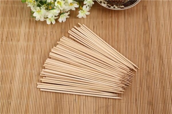 Bamboo Wood Skewer BBQ Sticks - Image 5