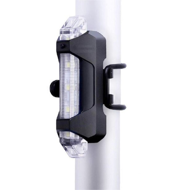 Rechargeable Bicycle Front Waterproof LED Light (White) - Image 5