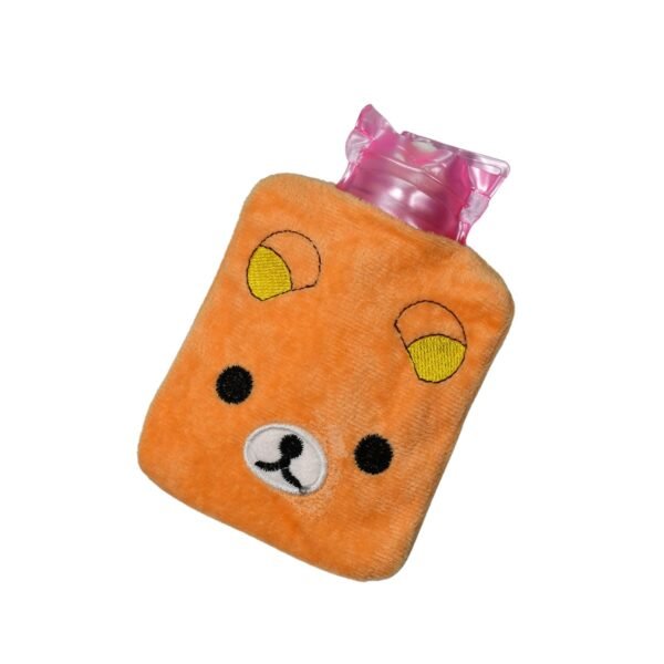 Warm Hug from a Panda: Orange Panda Hot Water Bottle for Pain Relief - Image 6