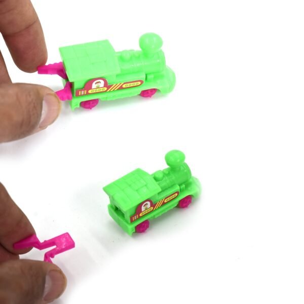 30pc Pull Along Back train Friction Power Toy Vehicle Push and Go Crawling Toys Baby - Image 3