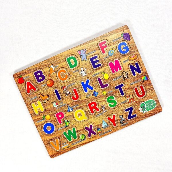 Wooden Capital Alphabets Letters Learning Educational Puzzle Toy for Kids. - Image 4