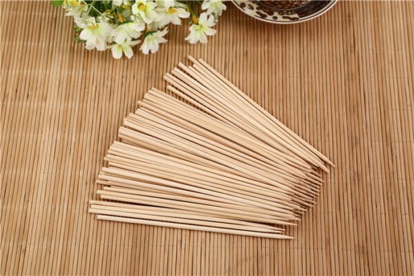 Natural Bamboo Wooden Skewers / BBQ Sticks for Barbeque and Grilling - Image 7