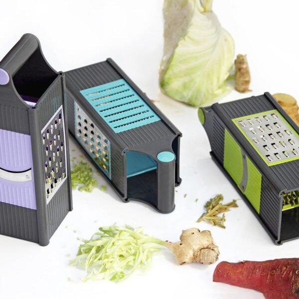 4 In 1 Plastic Vegetable And Fruit Grater And Slicer For Kitchen - Image 3