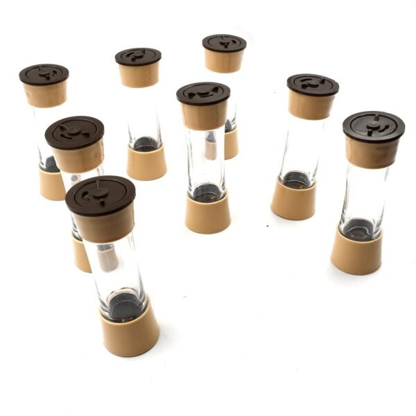 Revolving Spice Rack, 8 Spice jars with 120 ml, Condiment Set - Image 5