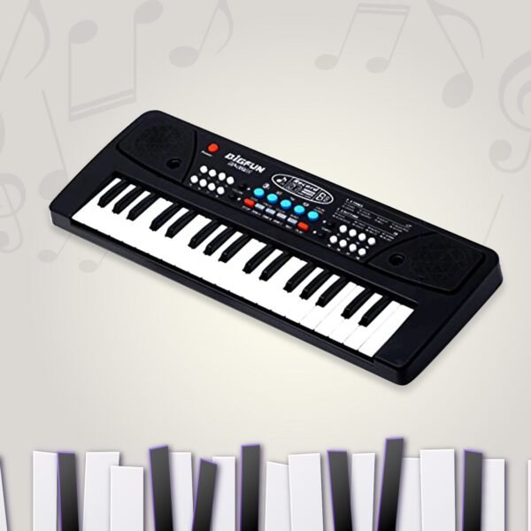 Piano Musical Keyboard With Mic 37 Music Key Keyboard For Kids Toy - Image 4