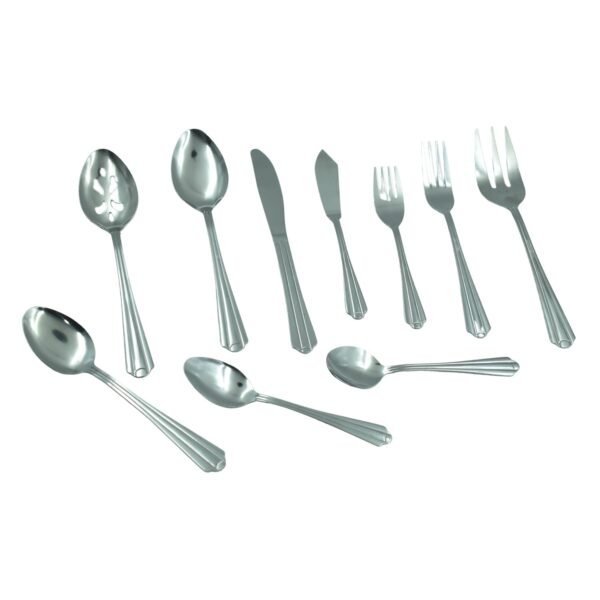 45Pc Stainless steel Flatware Set Used For Dinner, Breakfast And Lunch Purposes In All Kinds Of Places. - Image 7