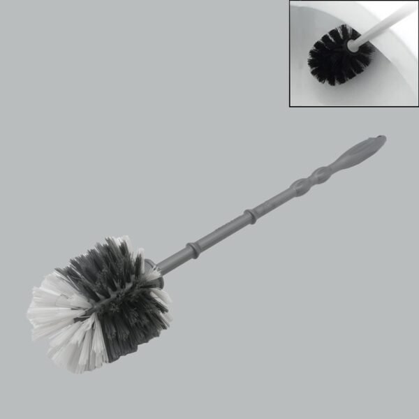 Toilet Brush with Holder Stand, Toilet Brush Set Toilet Cleaning Brush Household, Bathroom Cleaning Tools - Image 4