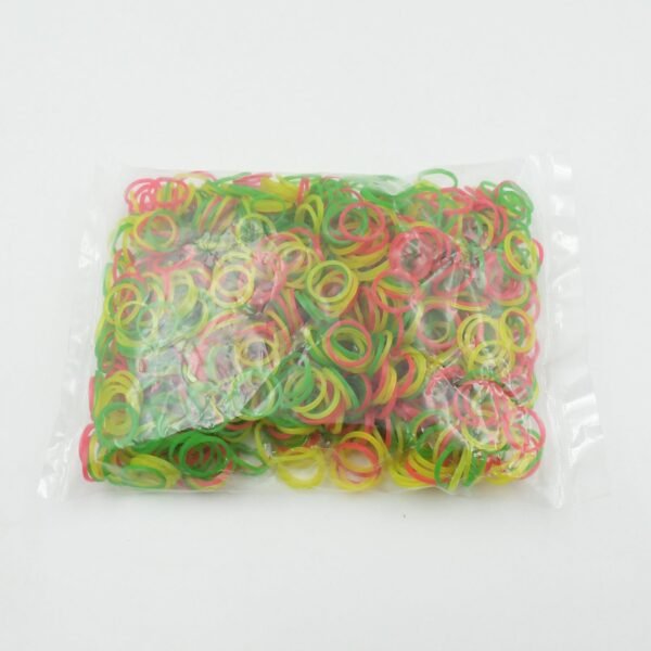 Multicolor Rubber Bands (Elastic & Reusable, Office & Home / 0.5 Inch 100GM) - Image 3