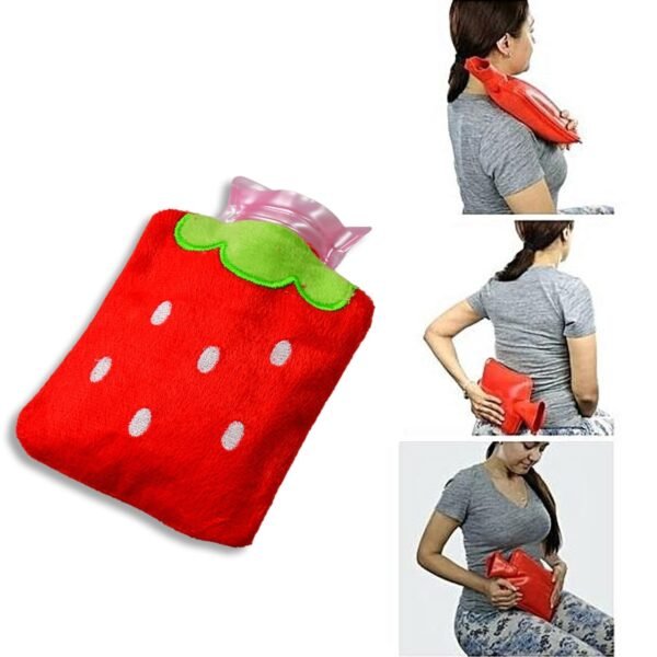 Strawberry Design Relief: Mini Hot Water Bag for Neck & Shoulders - Image 4