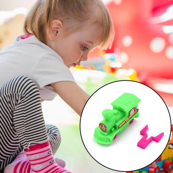 30pc Pull Along Back train Friction Power Toy Vehicle Push and Go Crawling Toys Baby - Image 6