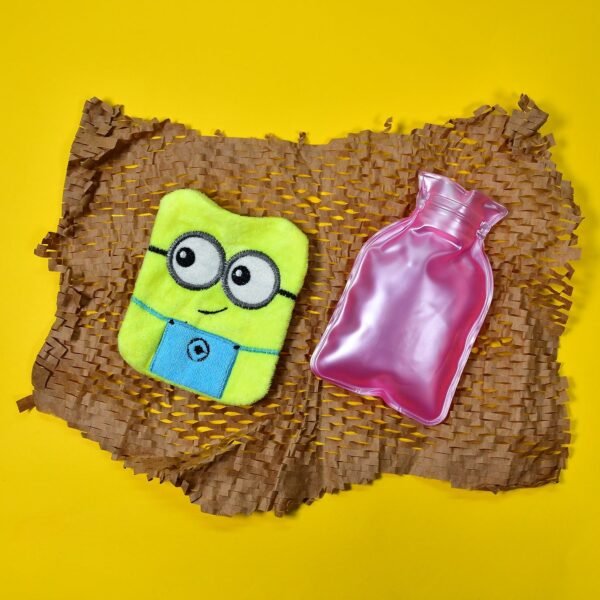 2Eye Minions small Hot Water Bag with Cover for Pain Relief, Neck, Shoulder Pain and Hand, Feet Warmer, Menstrual Cramps. - Image 4