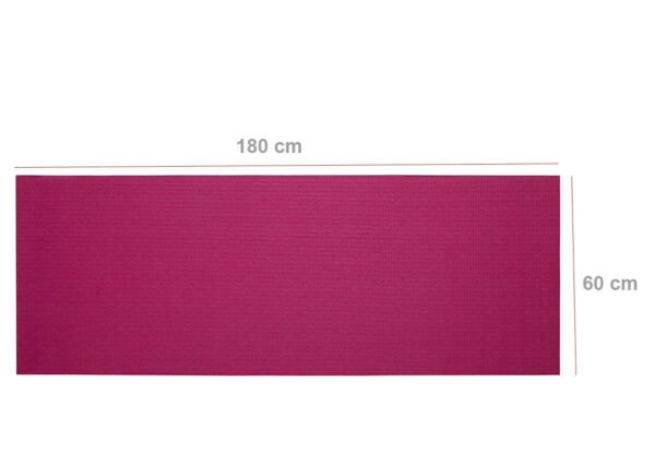 Yoga Mat Eco-Friendly For Fitness Exercise Workout Gym with Non-Slip Pad (180x60xcm) Color may very - Image 5