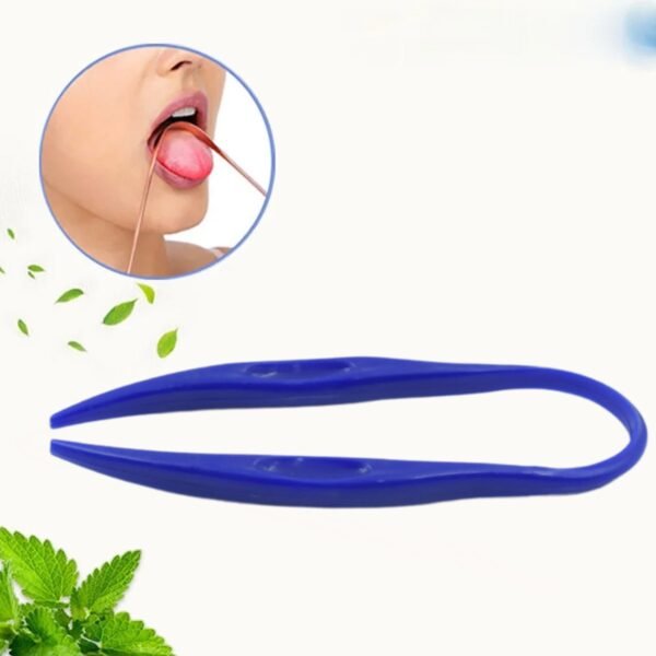 Plastic Tongue Cleaner For Kids & Adults | Tongue Scraper For Bad Breath, Maintain Oral Hygiene for Daily Use | for Fresh Breath & Bacteria Removal | Improved Taste Plastic With Handle Tongue Cleaner (1 Pc ) - Image 4