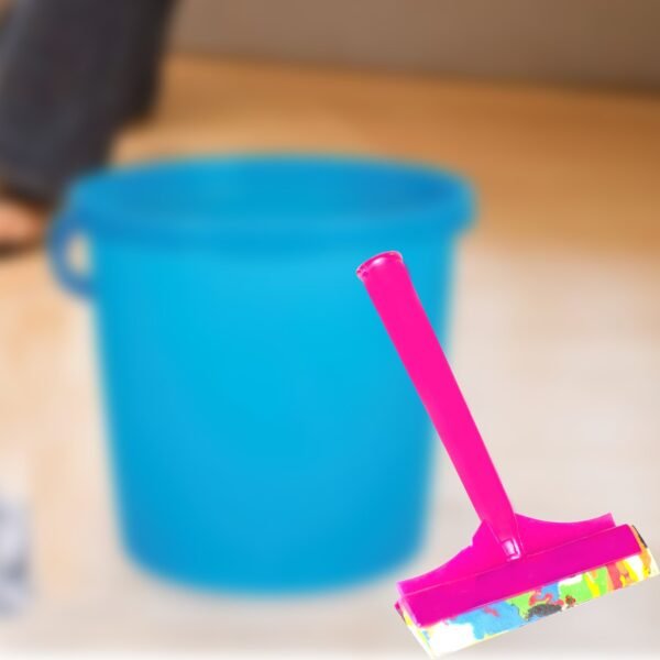 Premium Quality Foam Plastic Handle Bathroom Floor Cleaning Wiper - Image 3