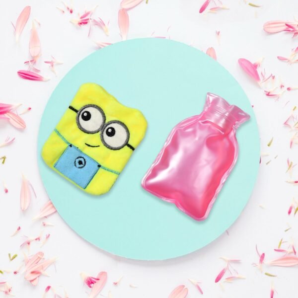 2Eye Minions small Hot Water Bag with Cover for Pain Relief, Neck, Shoulder Pain and Hand, Feet Warmer, Menstrual Cramps. - Image 5