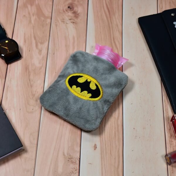 Batman small Hot Water Bag with Cover for Pain Relief, Neck, Shoulder Pain and Hand, Feet Warmer, Menstrual Cramps. - Image 3