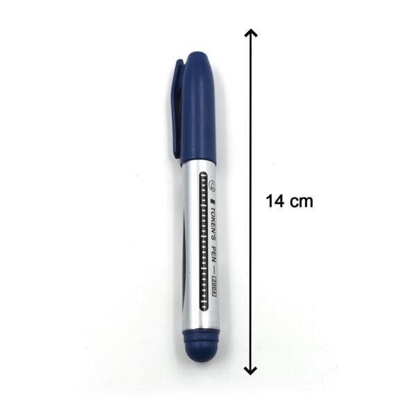 10Pc Blue Marker and pen used in studies and teaching white boards in schools and institutes for students. - Image 5