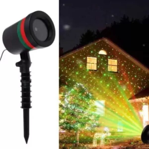 Star Fairy Motion Laser Lights Projector for Garden Lawn Landscape Outdoor Indoor, Home, Office, Diwali, Christmas, Navratri, Decorative Light, Party (No Remote Button, Multicolour) - Image 5