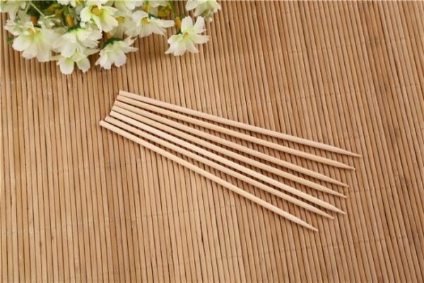 Bamboo Wood Skewer BBQ Sticks - Image 7