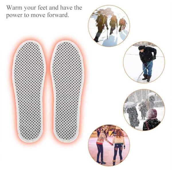 Massage Magnetic Self Heating Insole Shoe, Heating Insole for Women Men - Unisex Warm Insole - Thermal Insoles - Tourmaline Self Heating Shoe Inserts - Warm Shoe Pad (1 Pair) - Image 6