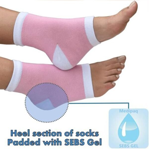 Open Toe Socks for Dry Hard Cracked Skin Moisturizing While You Sleep. - Image 5