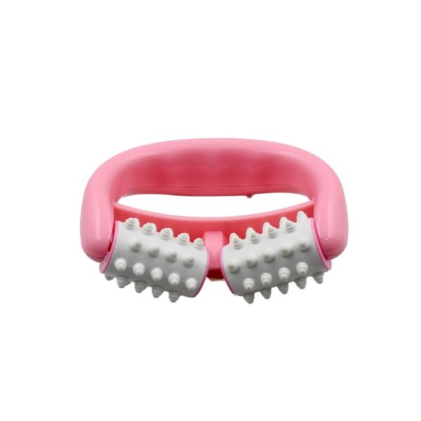 Manual Round Handle Plastic 2 Rollers Massage Roller Cellulite Roller for Legs - Image 4