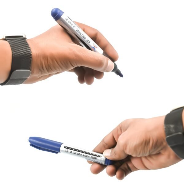 10Pc Blue Marker and pen used in studies and teaching white boards in schools and institutes for students. - Image 3