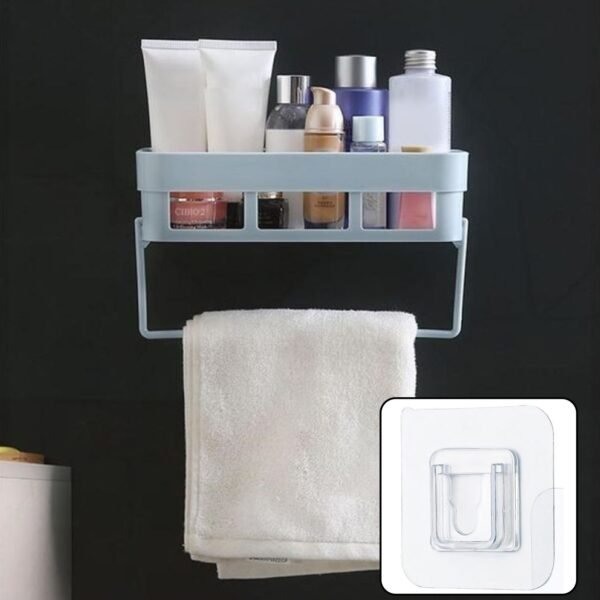 Multipurpose Kitchen Bathroom Shelf Wall Holder Storage Rack Bathroom - Image 6