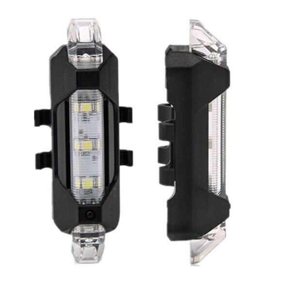 Rechargeable Bicycle Front Waterproof LED Light (White) - Image 4