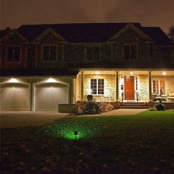 Star Fairy Motion Laser Lights Projector for Garden Lawn Landscape Outdoor Indoor, Home, Office, Diwali, Christmas, Navratri, Decorative Light, Party (No Remote Button, Multicolour) - Image 4