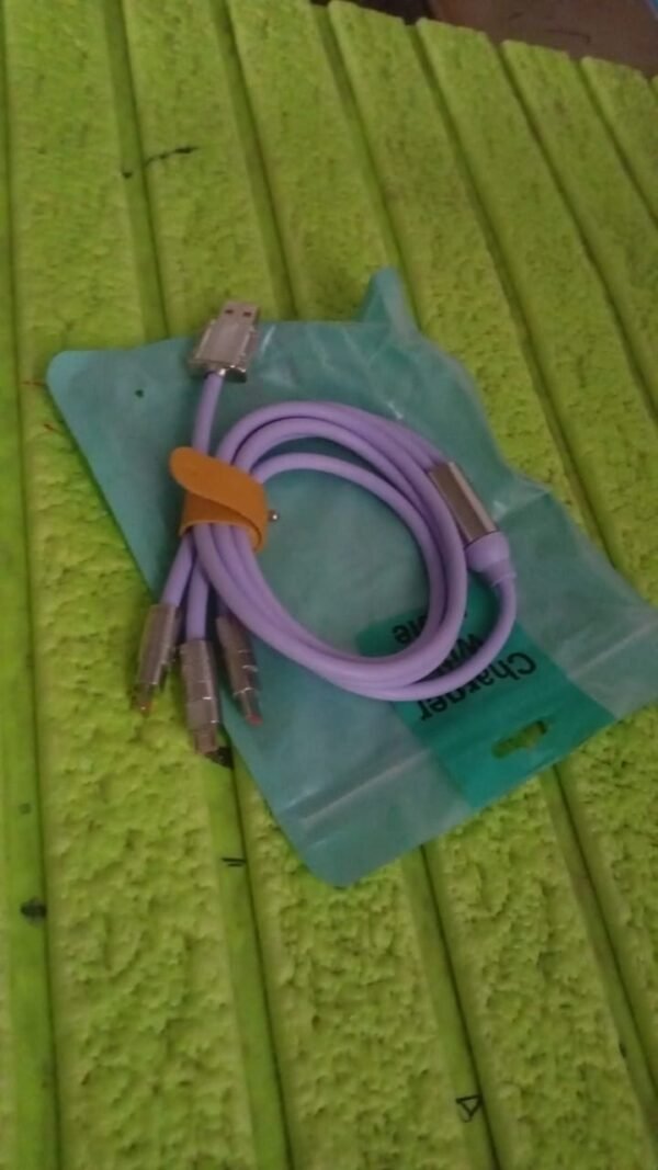 3 in 1 Multi Super Fast Charging Cable (1 Pc) - Image 7