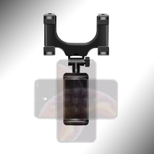 Rear View Mobile Holder Universal Vehicle Rear View Mirror Mobile phone Mount Stand - Image 5