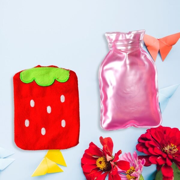 Strawberry Design Relief: Mini Hot Water Bag for Neck & Shoulders - Image 3