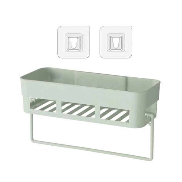 Multipurpose Kitchen Bathroom Shelf Wall Holder Storage Rack Bathroom - Image 4