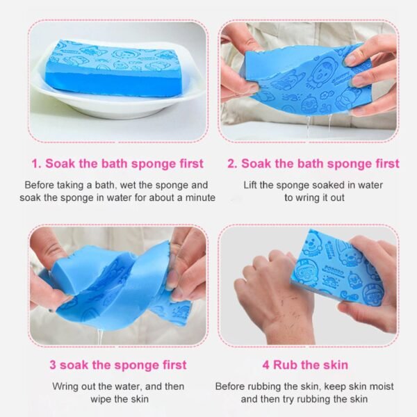 Ultra Soft Exfoliating Sponge | Dead Skin Remover Sponge For Body | Face Scrubber for Women and Men - Image 5