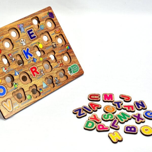 Wooden Capital Alphabets Letters Learning Educational Puzzle Toy for Kids. - Image 7