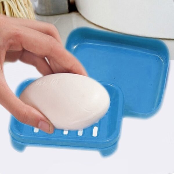 Covered Soap keeping Plastic Case for Bathroom use - Image 5