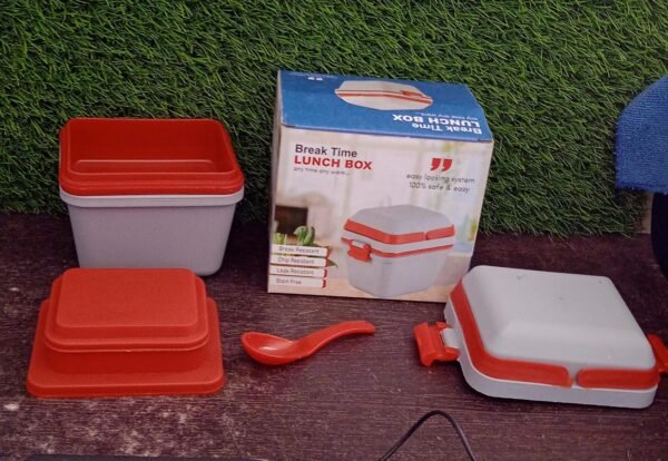 Airtight Lunch Box with Handle & Push Lock - Image 7