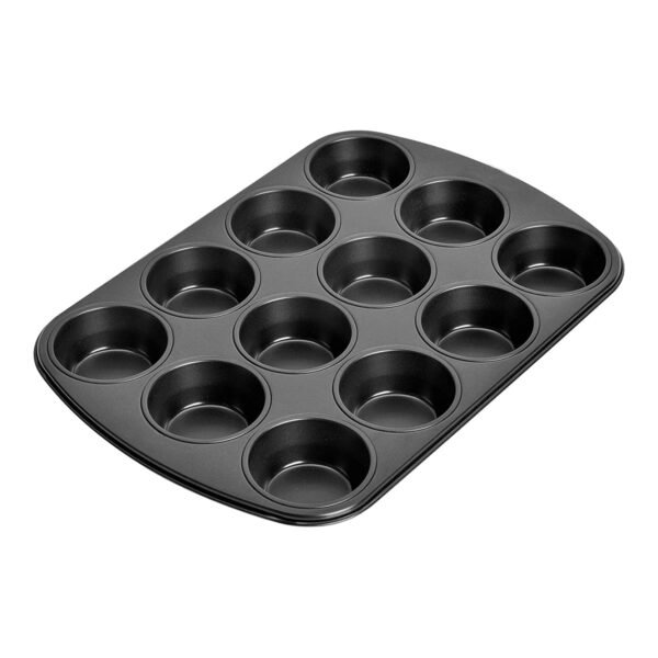 Nonstick Aluminium Muffin Tray Cupcake Pan Tray (12 Cup Cavities) - Image 4