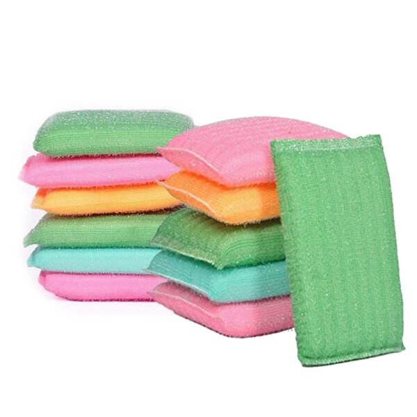 Scratch Proof Kitchen Utensil Scrubber Pad (Pack of 12) - Image 4