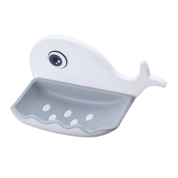 Fish Shape Soap Dish Adhesive Waterproof Wall Mounted Bar Soap Dish Holder  (Pack of 2Pc) - Image 4