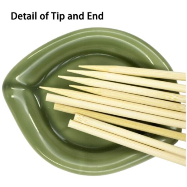 Natural Bamboo Wooden Skewers / BBQ Sticks for Barbeque and Grilling - Image 4