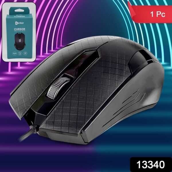 Computer / Laptop Wired Optical Mouse (1 Pc) - Image 2